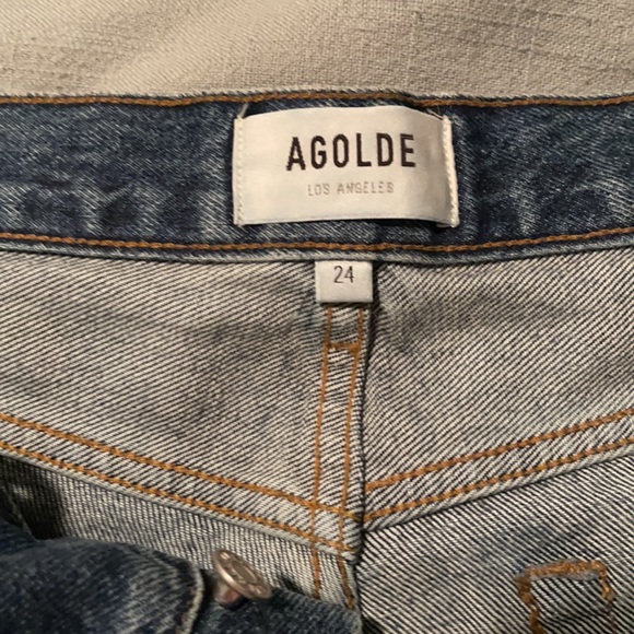 Agolde Parker Swapmeet Jean Shorts size 24 - Picture 3 of 6
